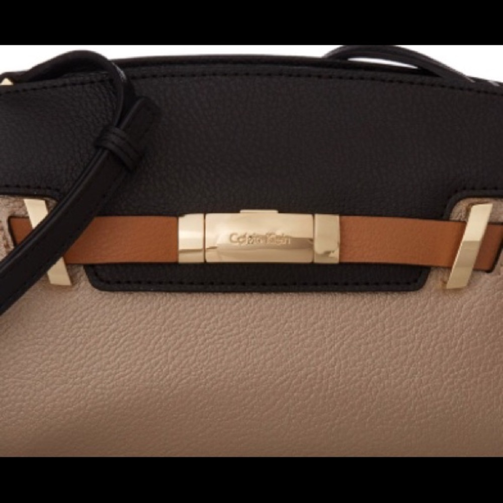 Calvin Klein Mult Color Genuine Leather Crossbody